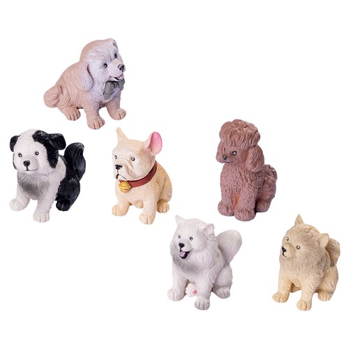Pcs figurine caniche - figurine, de