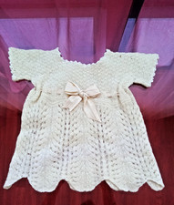 ancienne robe tricoté pour poupée Jumeau SFBJ Gaultier