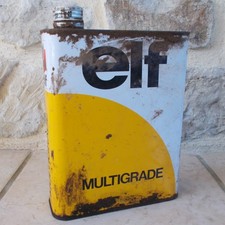 Ancien Bidon d'Huile ELF