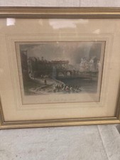 gravure anglaise encadrée 