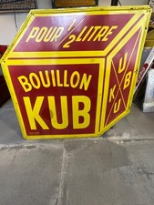 BOUILLON KUB plaque émaillée