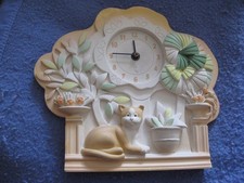 horloge décor chat, Lafond