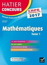 Hatier concours crpe 2017 - épreuve é... - Roland Charnay - V262922
