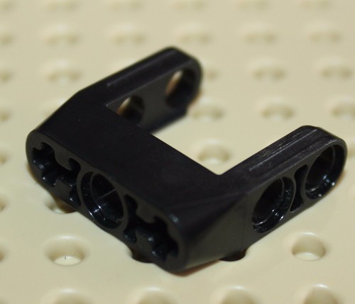 Lego technic black pin - black,