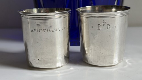 Lot timbales paris argent - lot,