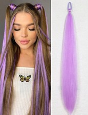 5x Paquet De Rajout Synthétique Pour Coiffure Tresse Longue 70cm