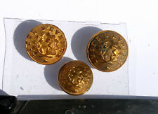 RARE 3 BOUTON UNIFORME ANCIEN - LYCEE D'EVREUX - D:15,18mm