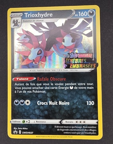 Carte pokémon trioxhydre - carte,