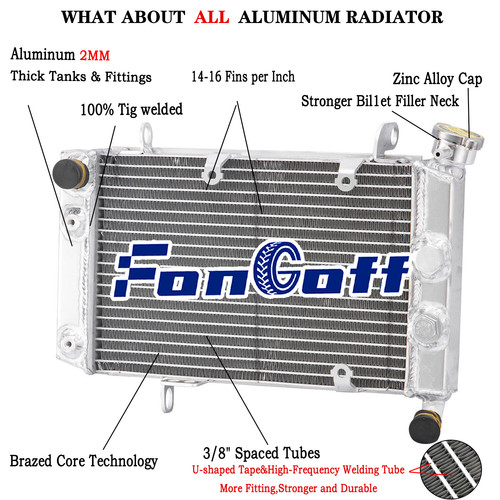 Radiateur aluminium pour 08 - aluminium, 03-08