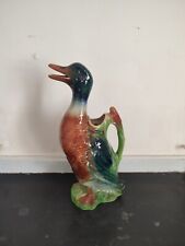 Pichet canard en faïence de