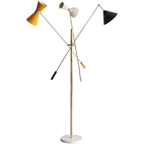 Lampadaire italien trois - italien, à