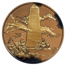 France médaille - Révolution Française - Vote de la Constitution 1791 - vermeil