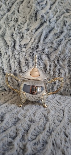 Ancien petit sucrier - , couvert