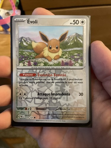 Carte pokémon evoli reverse - carte,