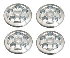 SET 4X ENJOLIVEUR DE ROUE ORIGINAL 16" FIAT DUCATO 2014- 1376388080 ARGENTE  