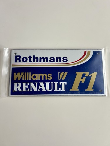 Plaque émaillée williams - plaque,