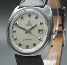Montre Homme Omega Seamaster 1970s Cal.565 Automatic Date Cadran Argent Made ...