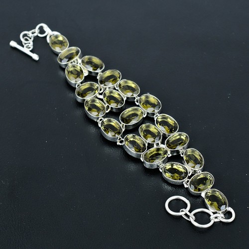 Bracelet bijoux ovale quartz