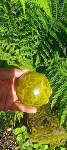 245g sphère opale verte - , en