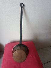 Grande Louche cuivre Martelé Ancienne+ Manche Fer Forgé Très Déco Ou Usage 