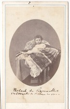 Lot 2 CDV Famille LE GUELINEL de LIGNEROLLES Caen St Pierre sur Dives Photo CDV