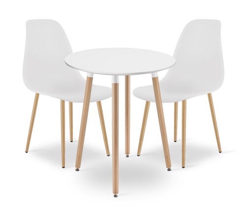 Ensemble table ronde kami - ronde,