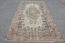 Tapis oriental, tapis vintage, tapis ancien, grand tapis de 5,4 x 9,3 pieds, ...
