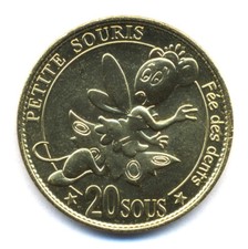 59 MOUVAUX La petite souris des dents de lait, 20 sous, Arthus-Bertrand