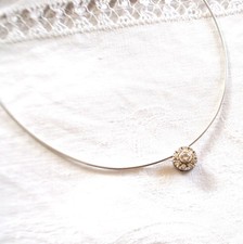 Collier Pendentif fleurs OR