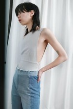 Sleeveless Open U Back Sparkle