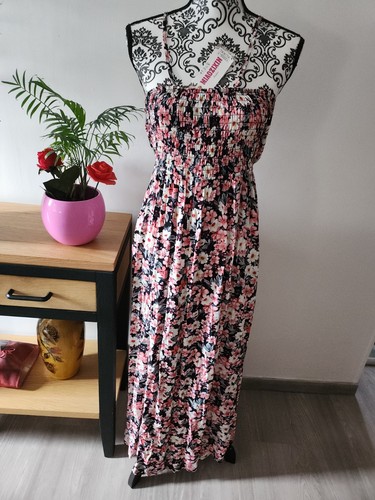 Robe longue fleurs 2xl - longue, à