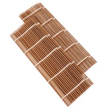 Rideau à Sushi en bambou, 2 pièces, tapis à rouler pour Sushi, tapis à Sushi