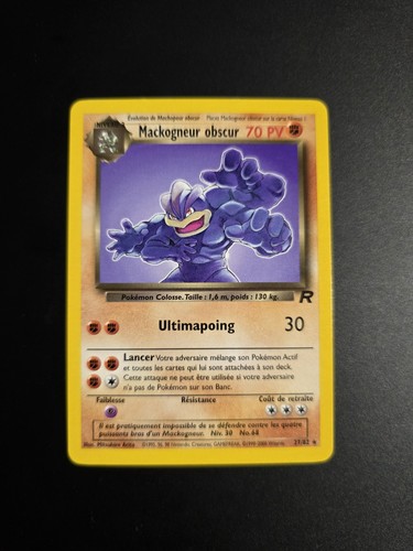 Carte pokémon mackogneur - carte,
