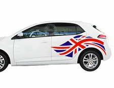 Graphics Union Jack Flag Car