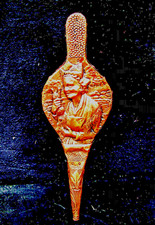 ANCIEN SOUFFLET DE CHEMINÉE