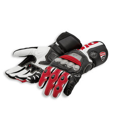 Ducati Dainese Corse C5 Course Gants Cuir Gants Noir Blanc Neuf