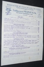 TARIF 1940 Ets PROPHETE ST BONNET ROCHEFORT BICYCLETTE VELO CYCLE LUCIEN MICHARD