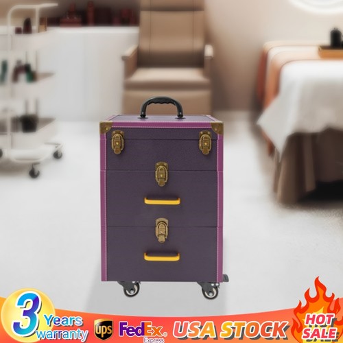 Portable makeup train case - portable,