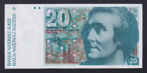 Billet suisse francs 1987 - 20,