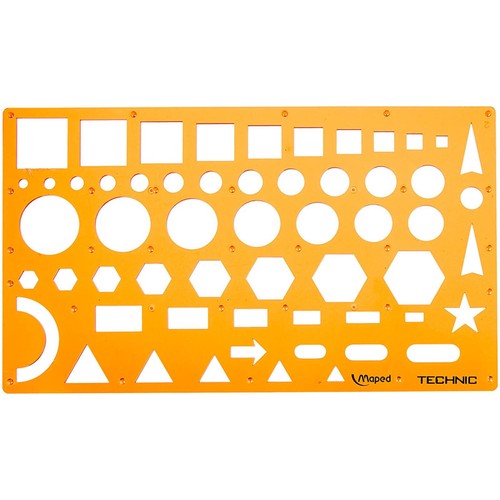 Normographe trace formes - normographe, trace-formes