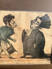 Tableau Gravure Aquarellée