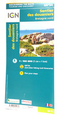 Carte IGN GR34 Sentier des