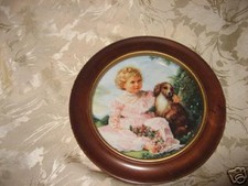 Collie Dog With Young Girl