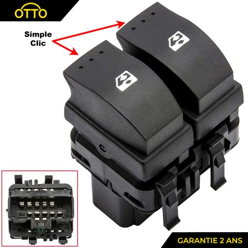 Bouton commande leve - leve, vitre