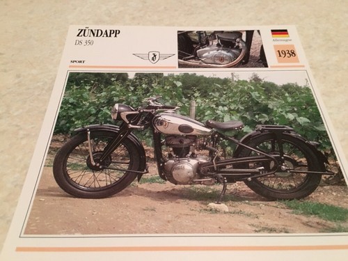 Carte moto zündapp ds350 - carte,