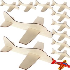  12 Pcs Plane Bois Avion