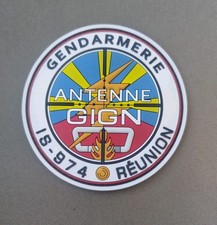 Écusson patch gendarmerie GIGN La Réunion Variante PVC