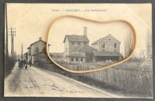 CPA . 38 ISERE. JALLIEU . La Distillerie. P. Martel   Lyon . 1086