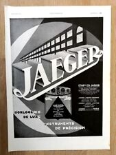 JAEGER horlogerie de luxe - Malles armoire UNIVERSAL - Publicité de 1930 ▬► 1537