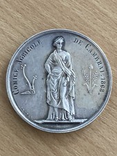Rare Médaille argent France